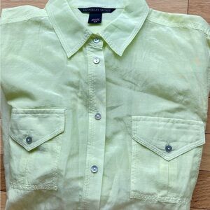 Victoria's Secret Lightweight Cotton/Silk Button Down Shirt Women's Size Small